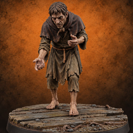 Heeding the Water Human Cultist C Miniature for Dungeons and Dragons, Pathfinder or other TTRPGs