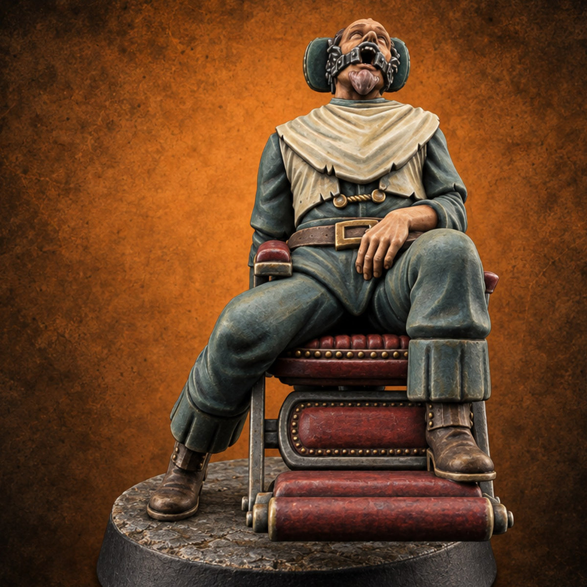 This Won't Hurt a Bit Human Dental Office Character A — painted concept preview (miniature supplied unpainted)