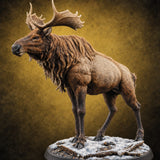 Antlers Up, Snow Underhoof Elk Beast A — painted concept preview (miniature supplied unpainted)