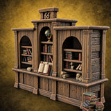 Class Dismissed, Chalk Still Dusty Wooden Classroom Furniture B — painted concept preview (terrain supplied unpainted)