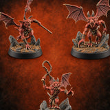 Mischief with Membranes Imp Fiends — painted concept preview (miniature supplied unpainted)
