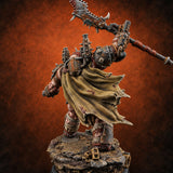 Pus and Circumstance Ogre Armoured Warrior D — painted concept preview (miniature supplied unpainted)