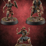 Still Marching, Barely Standing Zombies — painted concept preview (miniature supplied unpainted)