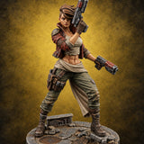 Loaded Barrels Human Mercenary D — painted concept preview (miniature supplied unpainted)