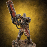 Light on Armour, Heavy on Spikes Human Light Infantry Soldier B — painted concept preview (miniature supplied unpainted)