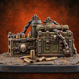 Everything Bolted Down Except Hope Industrial Battlefield Terrain Prop C — painted concept preview (terrain supplied unpainted)