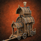 Next Patient, Please Wooden Dentist Office Terrain E — painted concept preview (terrain supplied unpainted)