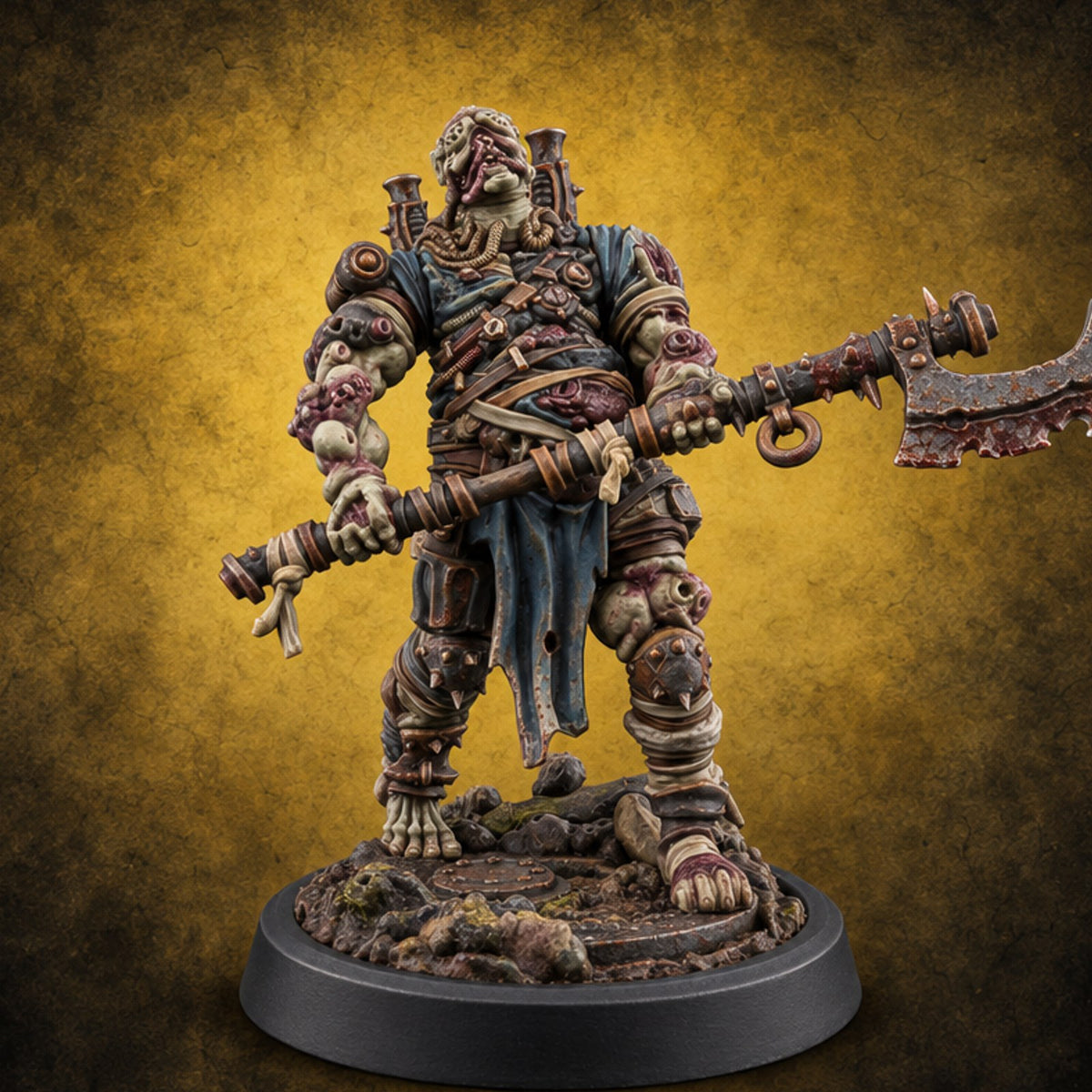 Reporting Late, Still Reporting Zombie Conscript E — painted concept preview (miniature supplied unpainted)