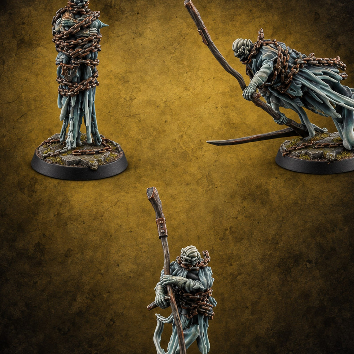 Bound but Not Beaten Wraith Chained Spirits — painted concept preview (miniature supplied unpainted)