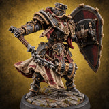 Appeal Denied at Dawn Human Spiked-Armour Executioner F — painted concept preview (miniature supplied unpainted)