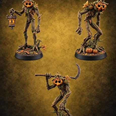 Harvest Moon Hollows Twig Blight Pumpkin Monsters — painted concept preview (miniature supplied unpainted)