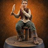 Hand Up, Homework Missing Human Student or Professor C — painted concept preview (miniature supplied unpainted)
