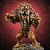 Pride Comes Before the Pounce Leonin Warrior — painted concept preview (miniature supplied unpainted)
