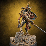 Dynasty Rebooted Mummy Cybernetic Warrior D — painted concept preview (miniature supplied unpainted)