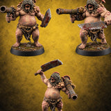Chop Now, Boom Later Ogre Cleaver Gunners — painted concept preview (miniature supplied unpainted)