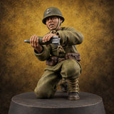 Fire in the Hole Japanese Naval Mortar Team D — painted concept preview (miniature supplied unpainted)