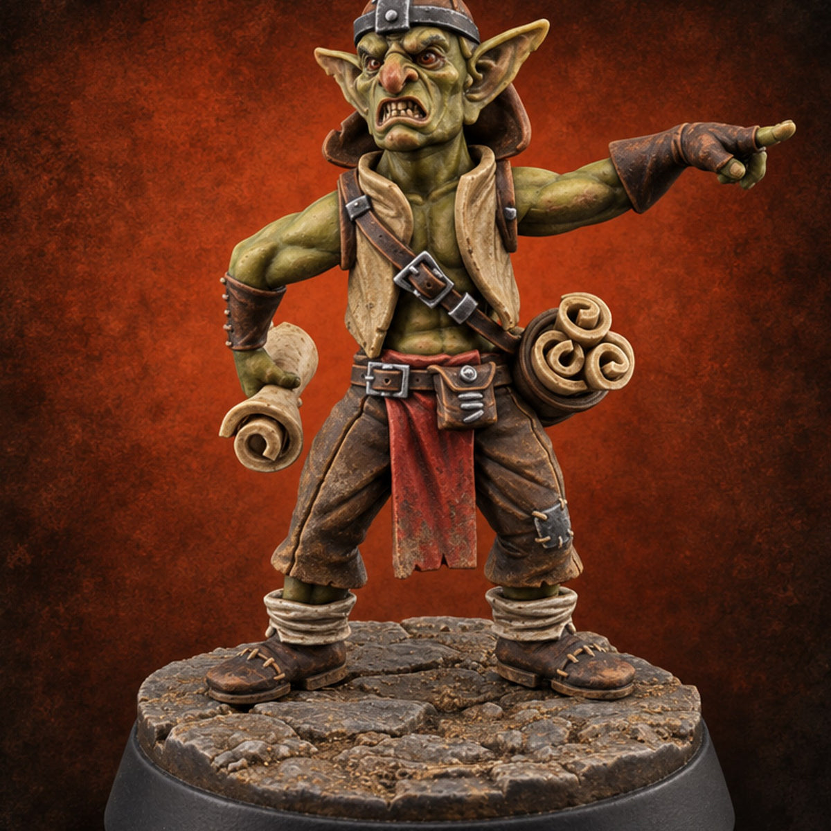 Permits Pending, Work Begins Construction Crew Worker C — painted concept preview (miniature supplied unpainted)