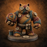 Too Tough to Unravel Yarn-Woven Flesh Golem — painted concept preview (miniature supplied unpainted)