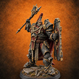 Holding the Line Myrmidon Shieldbearer H — painted concept preview (miniature supplied unpainted)