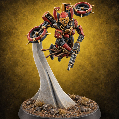 Elevated Opinions Human Rotor Valkyrie D — painted concept preview (miniature supplied unpainted)