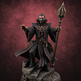 Reaching Through the Veil Human Wizard — painted concept preview (miniature supplied unpainted)