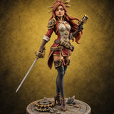 Tick, Tick, Touché Human Duelist — painted concept preview (miniature supplied unpainted)