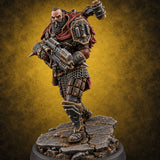 Sermons in Spikes Human Spiked Armoured Warrior G — painted concept preview (miniature supplied unpainted)