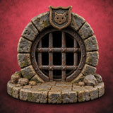 A Grate First Impression Sewer Entrance — painted concept preview (terrain supplied unpainted)