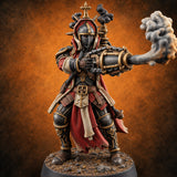 Smoke Before Scripture Human Respirator Warden C — painted concept preview (miniature supplied unpainted)