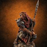 Heavy Hands Bugbear Warrior B — painted concept preview (miniature supplied unpainted)