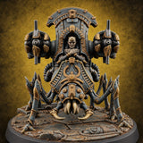 Folded Arms, Floating Guns Retriever Spider-Legged Construct A — painted concept preview (miniature supplied unpainted)