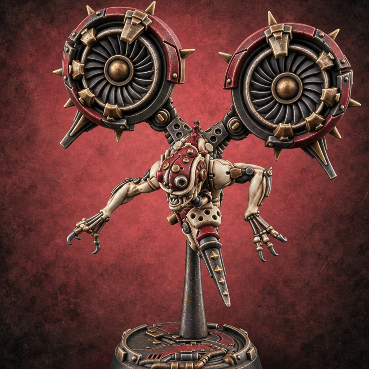 Twin Turbines, One Appetite Homunculus Turbine Drone D — painted concept preview (miniature supplied unpainted)
