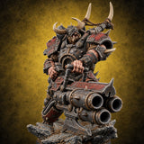 Heavy Metal, Heavier Hands Ogre Armoured Brute I — painted concept preview (miniature supplied unpainted)