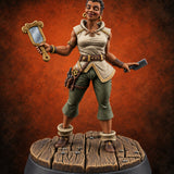 Sharp Shears Human Barber A — painted concept preview (miniature supplied unpainted)
