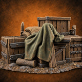 Barrel Roll Call Wooden Supply Scatter I — painted concept preview (terrain supplied unpainted)