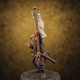 Bowstrings Taut Human Ashigaru Archer B — painted concept preview (miniature supplied unpainted)