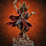 Dead Set Against Rest Zombie Warrior E — painted concept preview (miniature supplied unpainted)