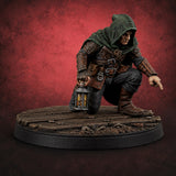 Eyes on the Trail Human Scout A Miniature for Dungeons and Dragons, Pathfinder or other TTRPGs