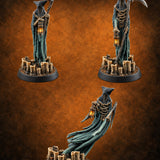 Snuffed Candles, Lit Lantern Wraith Scythe Reapers — painted concept preview (miniature supplied unpainted)