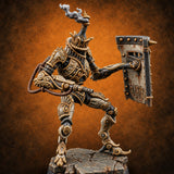 Strings Cut, Still Swinging Warforged Marionette Automaton C — painted concept preview (miniature supplied unpainted)