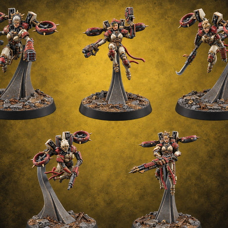 Elevated Opinions Human Rotor Valkyries — painted concept preview (miniature supplied unpainted)