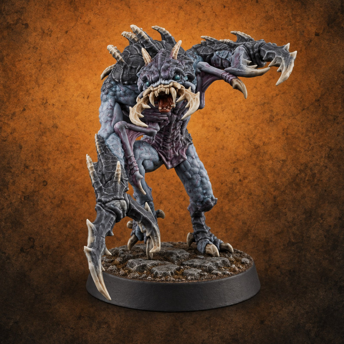 Come Crawling Meenlock Stalker E — painted concept preview (miniature supplied unpainted)