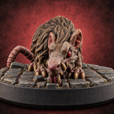 Vermin Take the Cobbles Wererat B — painted concept preview (miniature supplied unpainted)