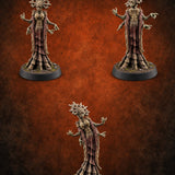 Coven Meeting Ran Long Hag Witches — painted concept preview (miniature supplied unpainted)