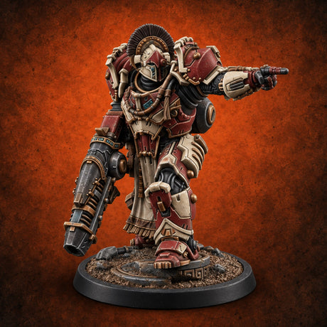 Armed to Overwhelm Human Heavy Gunner G Miniature for Dungeons and Dragons, Pathfinder or other TTRPGs