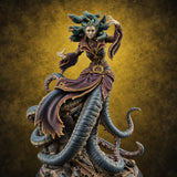 Unmoved by Applause Medusa Eel-Haired Sorceress — painted concept preview (miniature supplied unpainted)