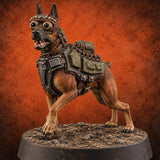 Pointing the Way Human and War Dog Team Member C — painted concept preview (miniature supplied unpainted)