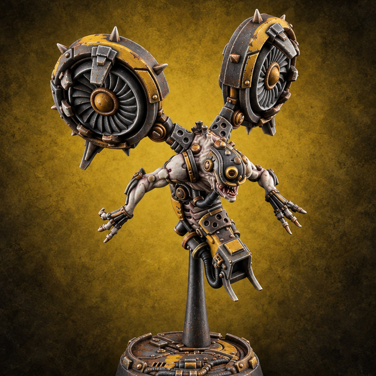 Twin Turbines, One Appetite Homunculus Turbine Drone G — painted concept preview (miniature supplied unpainted)