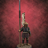 Standing Ready Human Ashigaru A — painted concept preview (miniature supplied unpainted)