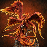 Ash Is Just a Phase Phoenix Flame-Feathered Firebird with Trailing Plumes — painted concept preview (miniature supplied unpainted)